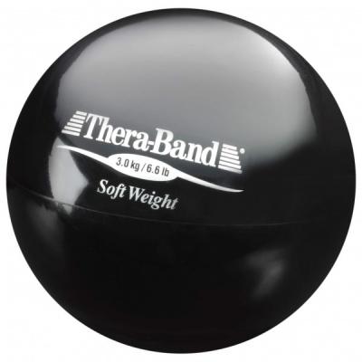 THERA BAND TheraBand - Soft Weight - Disque d'&eacute;quilibre taille 3,0 kg, noir/gris