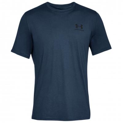 UNDER ARMOUR  Sportstyle Left Chest, T-Shirt Homme, Academy / Black , M