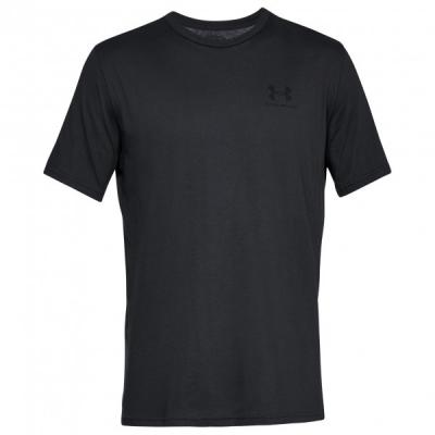 UNDER ARMOUR  Sportstyle Left Chest, T-Shirt Homme, Black / Black , XL