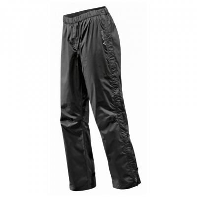 VAUDE  - Women's Fluid Full-Zip Pants S/S - Pantalon imperm&eacute;able taille 42 - Short, noir 
