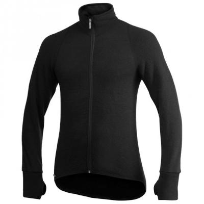 WOOLPOWER  - Full Zip Jacket 600 - Veste en laine taille L, noir 
