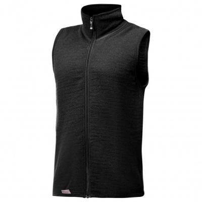 WOOLPOWER  - Vest 400 - Gilet en laine m&eacute;rinos taille M, noir 