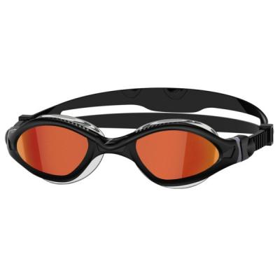 ZOGGS  Tiger Lsr+ Mirrored Red Swimming Goggles Noir Regular 