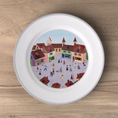 VILLEROY & BOCH Design Naif Assiette plate Village Multicolore 