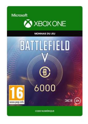 Code de t&eacute;l&eacute;chargement Battlefield V Monnaie de Battlefield 6000 Xbox One 
