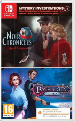 JUST FOR GAMES Mystery Investigations Nintendo Switch (Code De T&eacute;l&eacute;chargement)