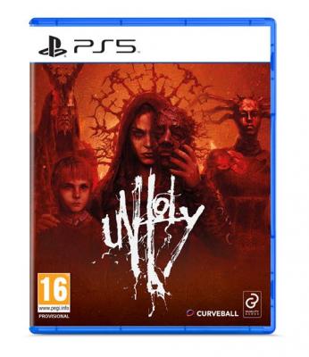 Jeu vid&eacute;o PlayStation 5 Microids Unholy &Eacute;dition bo&icirc;te Action/Horreur Bleu - Neuf