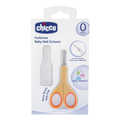 CHICCO  Baby Nail Scissors ciseaux &agrave; bouts ronds pour enfants 0 m+ 1 pcs