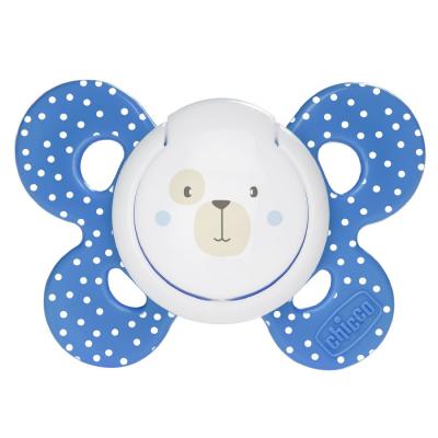 CHICCO  74933210000 Sucette Physio Comfort Silicone - Bleu - 6-16m