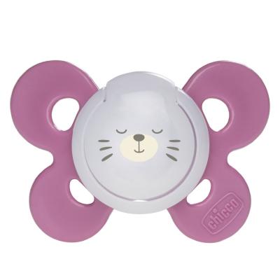 CHICCO  74935410000 Sucette Physio Comfort Silicone - Rose - 16-36m