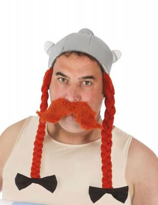 CHAKS Casque Ob&eacute;lix Adulte - Ast&eacute;rix et Ob&eacute;lix - Orange - Taille Unique