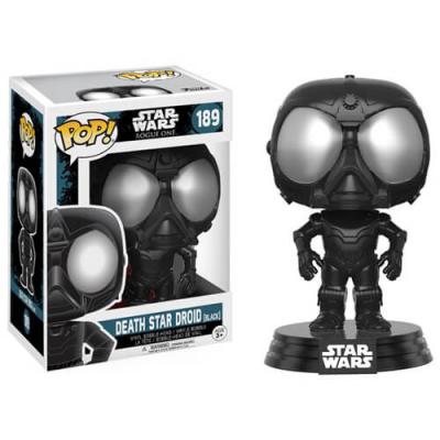FUNKO Black figurine star wars - rogue one - death star droid black pop 10cm