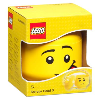 Petite t&ecirc;te de rangement Lego Silly Face