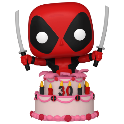 FUNKO Figurine  Pop! Marvel : Deadpool 30th - Deadpool in Cake