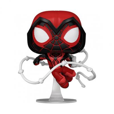 FUNKO Figurine  Pop Marvel Spider-Man Miles Morales Crimson Cowl Suit
