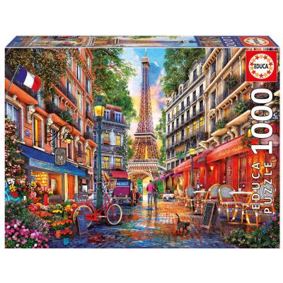 EDUCA  Borras Dominic Davison. Paris Puzzle 1000 Pieces Multicolore