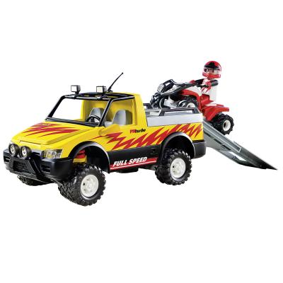 Playmobil 4228 Pickup et quad de course rouge 