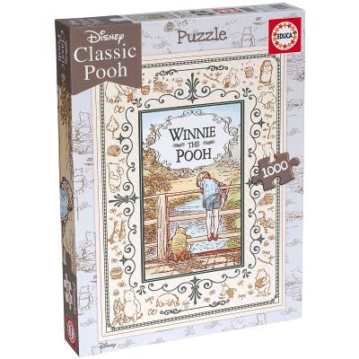 GENERIQUE Winnie The Pooh ~ Poohsticks Classic Pooh ~ 1000 pi&egrave;ces Educa Jigsaw Puzzle 