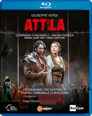 Verdi : Attila. D'Arcangelo, Piazzola, Siri, Sartori, Mariotti, Abbado. [Blu-Ray]