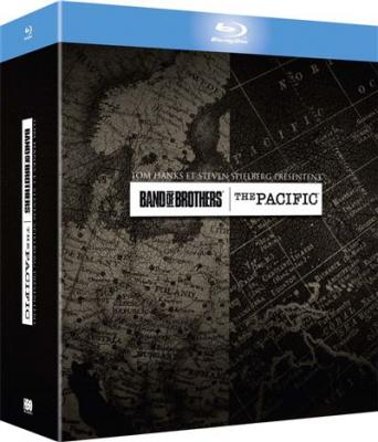 Coffret Band of brothers et The Pacific - En Blu-ray