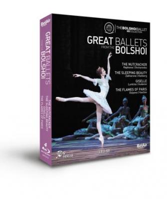 C&eacute;l&eacute;bres ballets du Bolchoi - Coffret 4 Blu-Ray