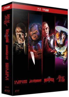 Coffret Cult Horror 4 films Blu-ray