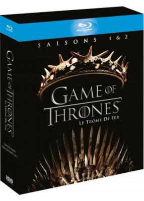 Coffret Game of Thrones Le Tr&ocirc;ne de Fer Saisons 1 et 2 Blu-ray
