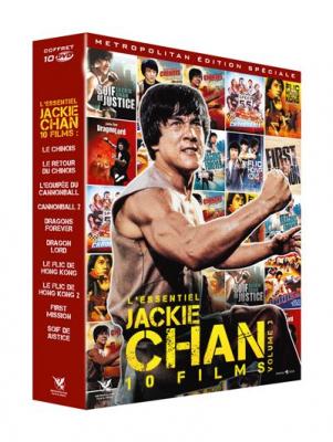 Coffret Jackie Chan L'Essentiel Num&eacute;ro 3 10 Films DVD