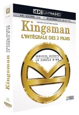 Coffret Kingsman : Services Secrets et Kingsman : Le Cercle d'or Blu-ray 4K Ultra HD