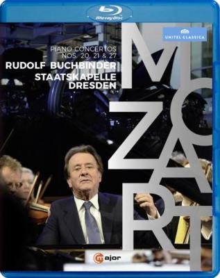 Mozart/Piano Concertos No 20, 21 & 27 [Blu-Ray]