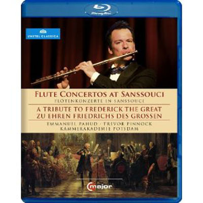 Emmanuel, Hommage &agrave; Fr&eacute;d&eacute;ric Le Grand : Concertos pour fl&ucirc;te. Pinnock, Pahud. [Blu-Ray]