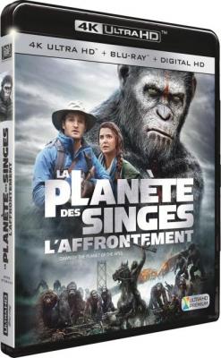 La Plan&egrave;te des Singes : L'affrontement Blu-ray 4K Ultra HD