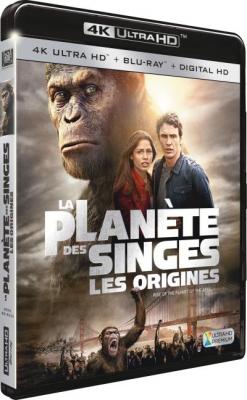 La Plan&egrave;te des Singes : Les origines Blu-ray 4K Ultra HD