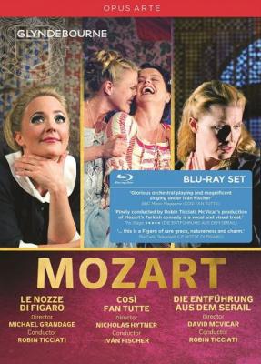 Les Noces de Figaro Cosi Fan Tutte Enl&egrave;vement au S&eacute;rail Blu-ray