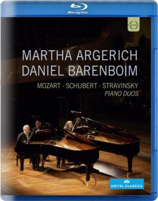 Martha Argerich et Daniel Barenboim : Piano duos Blu-ray 