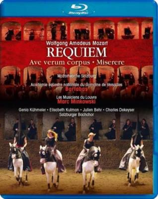 Mozart : Requiem. K&uuml;hmeier, Kulman, Behr, Dekeyser, Minkowski, Bartabas. [Blu-Ray]