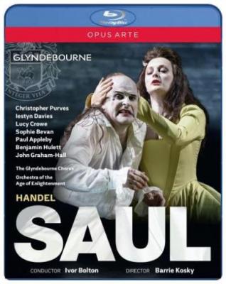 Haendel : Saul, Oratorio. Purves, Davies, Crowe, Bevan, Hulett, Bolton, Kosky. [Blu-Ray]