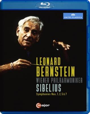 Sibelius : Symphonies n&deg; 1, 2, 5, 7. Bernstein. [Blu-Ray]