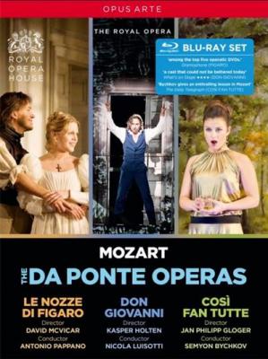 The Da Ponte Operas : Le Nozze di Figaro Don Giovanni Cosi Fan Tutte Blu-ray 