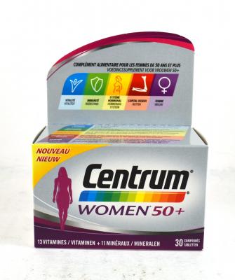 CENTRUM  Women 50+ X 30 Cp - Bo&icirc;te 30 Comprim&eacute;s