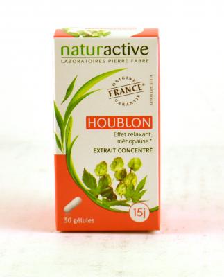 NATURACTIVE  Houblon 30 G&eacute;lules - Bo&icirc;te 30 g&eacute;lules