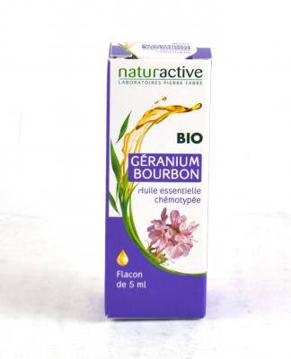 NATURACTIVE Huile Essentielle G&eacute;ranium Bourbon  - Le Flacon De 5ml