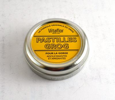 VITAFLOR  Pastiles pour la Gorge Formule Grog 1g 45 pastilles