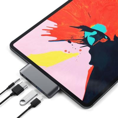 Satechi USB-C Mobile Pro Hub Gris Sid&eacute;ral - Dock USB-C pour iPad Pro