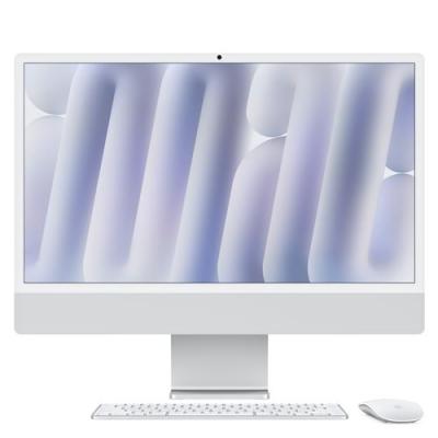 Apple iMac 24"" 512 Go SSD 16 Go RAM Puce M4 CPU 8 c&oelig;urs GPU 8 c&oelig;urs Argent