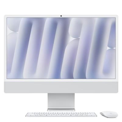 iMac 24'' ecran retina 4,5K 512GO SSD 24 GO RAM Puce M4 CPU 10 coeurs GPU 10 coeurs Argent