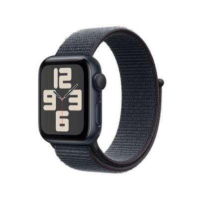 Apple Watch SE GPS 40 mm Bo&icirc;tier en Aluminium Minuit avec Boucle Sport Encre Violette 