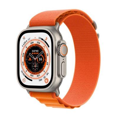 Montre connect&eacute;e Apple Watch Ultra GPS + Cel, 49mm TI ORANGE ALP M