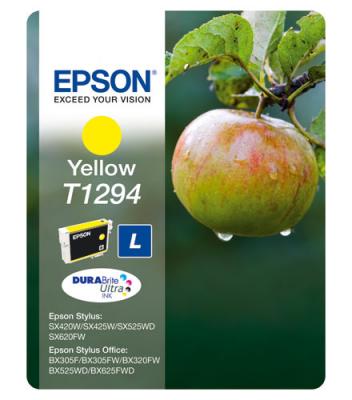 EPSON Cartouche d encre  Pomme T1292 Jaune - Neuf