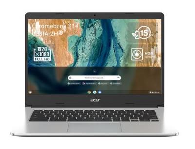 ACER Chromebook  314 CB314-2H-K1XN 14"" MediaTek 8 Go RAM 128 Go eMMC Gris 